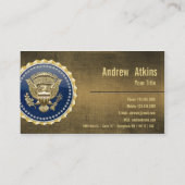 Carte De Visite [154] Insigne de service présidentiel [PSB] (Dos)