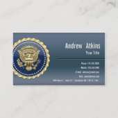 Carte De Visite [154] Insigne présidentiel de service [PSB] (Dos)