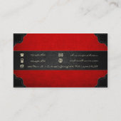 Carte De Visite [154] Le rite écossais Double-a dirigé Eagle (Dos)