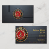 Carte De Visite [154] Maçon principal, 3ème degré [Edition (Devant / Derrière)