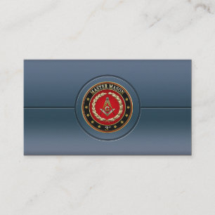 Carte De Visite [154] Master Mason, 3e degré [Edition spéciale]