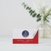 Carte De Visite [154] Sceau de l'Agence du renseignement de la déf (Debout devant)