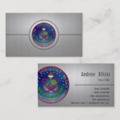 Carte De Visite [154] Sceau de l'Agence du renseignement de la déf (Devant / Derrière)