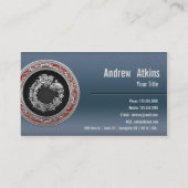 Carte De Visite [154] Serpent Dieu Quetzalcoatl [Argent] (Dos)