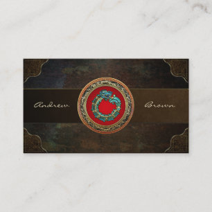 Carte De Visite [154] Serpent Dieu Quetzalcoatl [Jade]