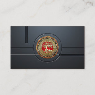 Carte De Visite [154] Treasure Trove : Celtic Tree of Life [Or]