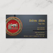 Carte De Visite [154] Treasure Trove : L'oeil de Horus (Dos)