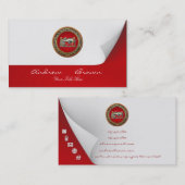 Carte De Visite [154] Trésor : L'oeil de Horus (Devant / Derrière)