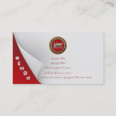 Carte De Visite [154] Trésor : L'oeil de Horus (Dos)