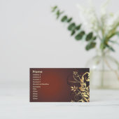 Carte De Visite 160, Nom, Adresse 1, Adresse 2, Contact 1, Co... (Debout devant)