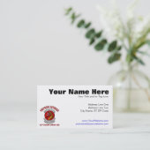 Carte De Visite 162nd Avn Co (OH) Vietnam (Debout devant)