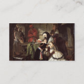 Carte De Visite 1753-93) finales de Marie-Antoinette (adieu vers (Dos)