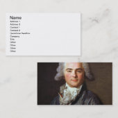 Carte De Visite 1759-1832) Français de Jean-Baptiste-Jacques (Devant / Derrière)