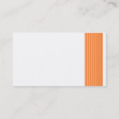 Carte De Visite 17 lignes - orange (Dos)