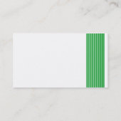 Carte De Visite 17 lignes - Vert herbe (Dos)