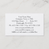 Carte de visite 1910 de mode de Paris (Dos)