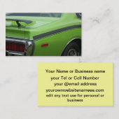 Carte De Visite 1973 quarts arrière verts de Se Brougham de (Devant / Derrière)