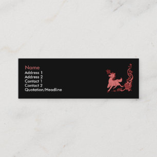 Carte de visite 1 de licorne