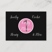 Carte De Visite 1 Fille Crafty Mama (Devant)