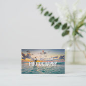 Carte De Visite 1 Photo Chic & Simple Photographie (Debout devant)