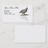 CARTE DE VISITE #1 REFLÉTÉ PAR CAILLES (Devant / Derrière)