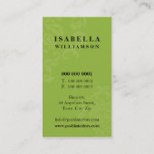 CARTE DE VISITE :: 1er avril (Dos)