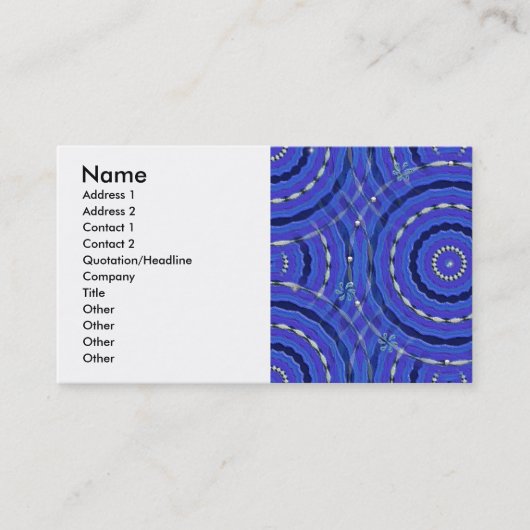 Carte De Visite 20090614_101, nom, adresse 1, adresse 2, Conta… (Devant)