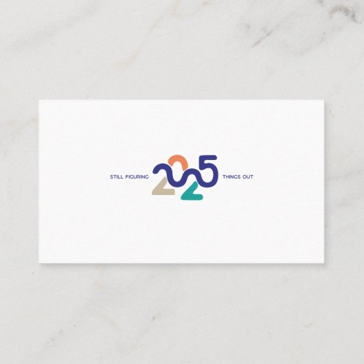 Carte De Visite 2025 encore à comprendre (Dos)