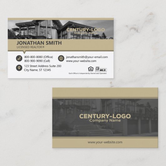 Carte de visite 21 siècle (Devant / Derrière)