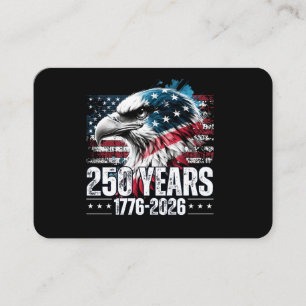 Carte De Visite 250e anniversaire États-Unis Anniversaire Manches