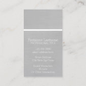 Carte De Visite 25e anniversaire du Mariage Personnalisé (Dos)