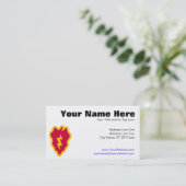 Carte De Visite 25ème Division d'infanterie (Debout devant)