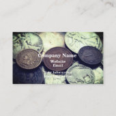 Carte De Visite 2 Cents Coin (Dos)