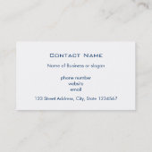 Carte De Visite 2 Chouettes brunes qui se mélangent Aquarelle (Dos)