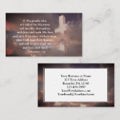 Carte De Visite 2 Chroniques 7:14 Si Mon Peuple Priera (Devant / Derrière)