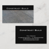 Carte de visite 2 d'allée d'entrepreneur de (Devant / Derrière)