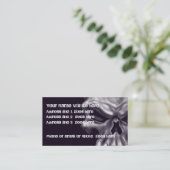 Carte de visite 2 de crâne de démon (Debout devant)