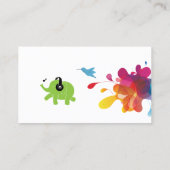 Carte de visite 2 de l'auteur des enfants de livre (Dos)