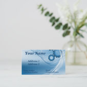 Carte de visite 2 de mécanique (Debout devant)