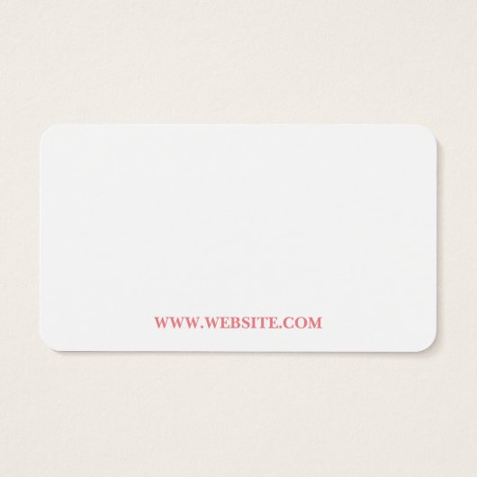 Carte de visite - 2 noms (Dos)