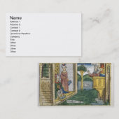 Carte De Visite 2 Samuel 11 1-5 David voit Bathsheba se baigner, (Devant / Derrière)