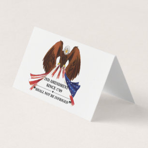 Carte De Visite 2e amendement Oreiller