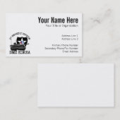 Carte De Visite 2ème Vétérinaire de l'identification DMZ Corée (Devant / Derrière)