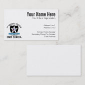 Carte De Visite 2ème Vétérinaire d'identification Corée DMZ avec (Devant / Derrière)