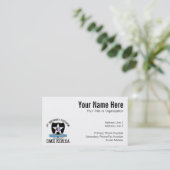 Carte De Visite 2ème Vétérinaire d'identification Corée DMZ avec (Debout devant)