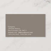 Carte De Visite 2Nb blanc (Dos)