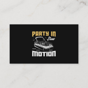 Carte De Visite 30.Pontoon boat Venin for a Boat Fan