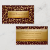 Carte De Visite 311 #2 divins d'or (Devant / Derrière)