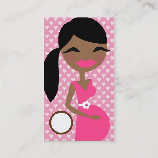 CARTE DE VISITE 311 AFRO-AMÉRICAIN ROSE DOUX DE LETITIA HOTT (Devant)