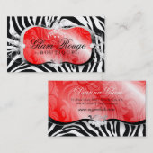 Carte De Visite 311 argent somptueux du plateau | de fard à joues (Devant / Derrière)